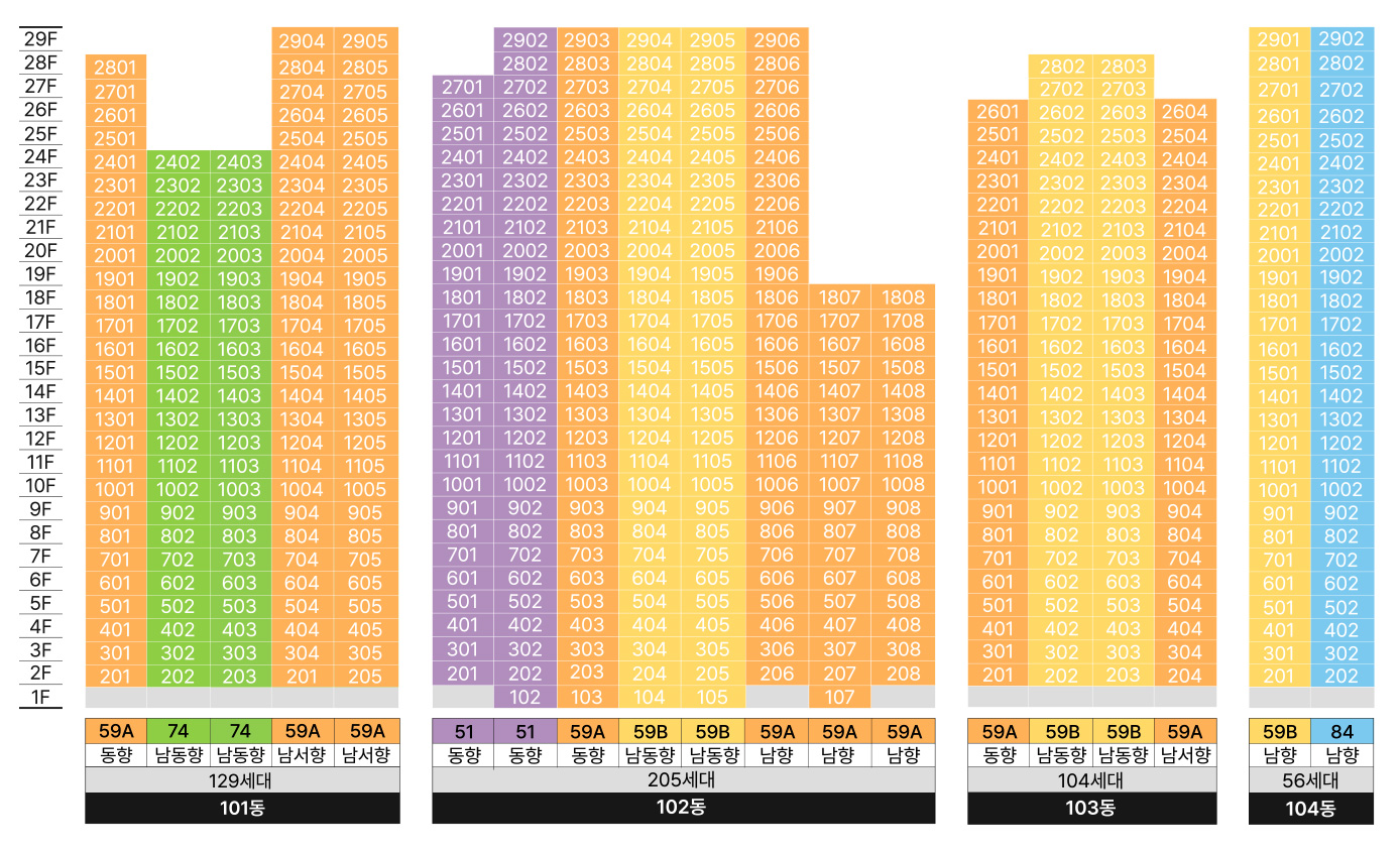 동·호수배치도 이미지